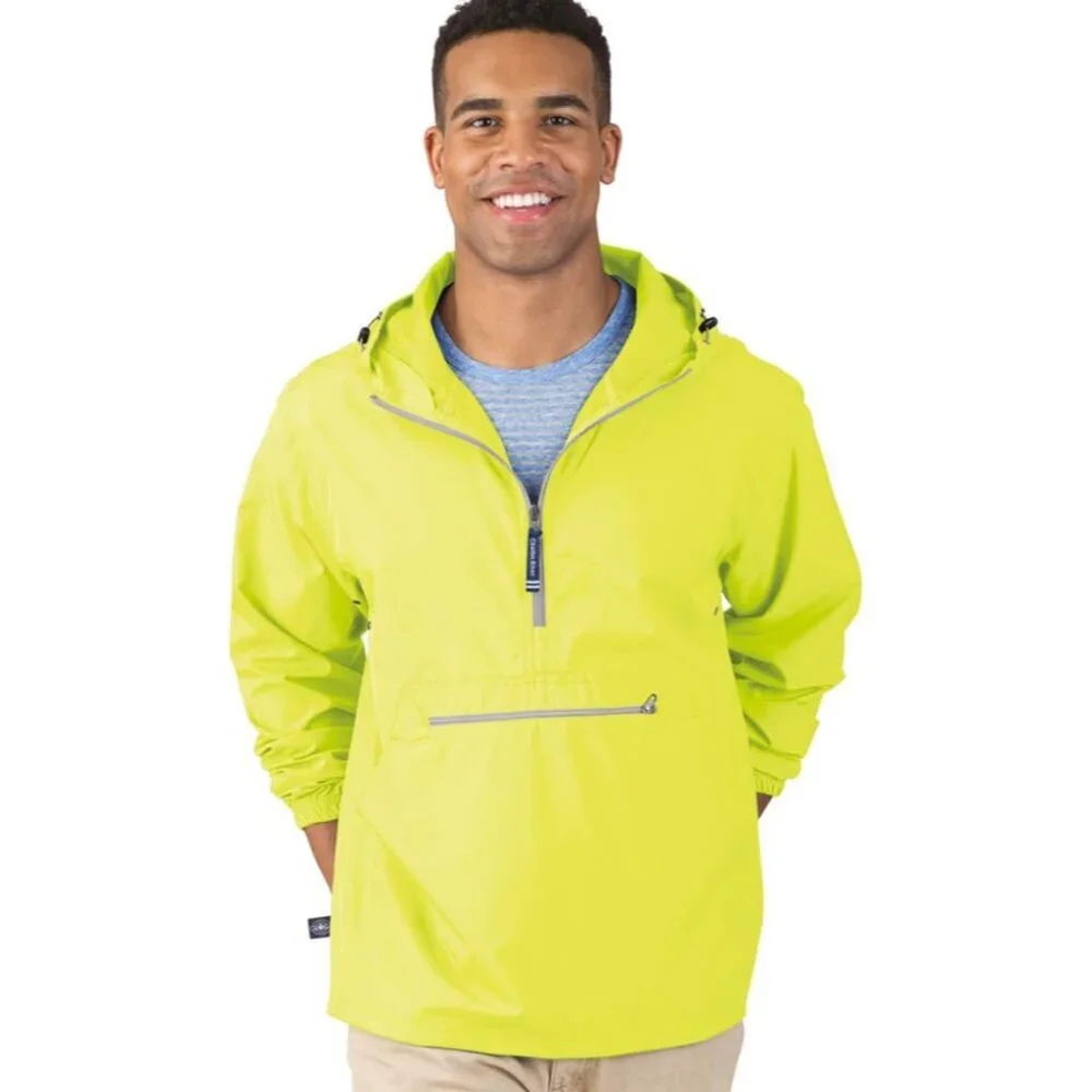 Unisex Color Blocked Pack-N-Go, Men's & Women's Pullover Anorak